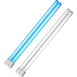 coospider-repta 2 Pack 38 Watts UV Bulb 15.4 Inch 2G111 Base Replacement Light Bulb for Pond Clarifier