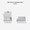 Stackers 2 x Mini Lavender Jewellery Boxes
