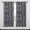 NICETOWN Gray Blackout Curtains 72 inch Long for Bedroom -