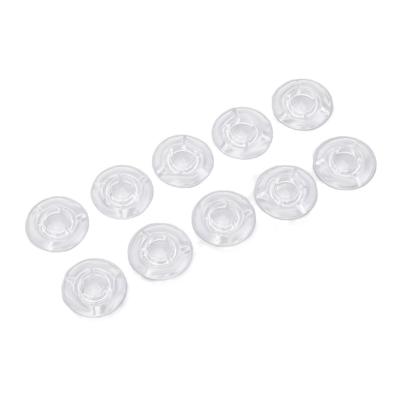 10Pcs Guitar Effect Pedal Footswitch Topper ABS Clear Single Pedal