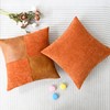 CaliTime Throw Pillow Covers Decorative 18 X 18 Inches Pack