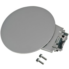 Gas Tank Door Cover Fuel Filler Cap Compatible With 1999-2006 Chevy Silverado 1500 2500 3500, GMC Sierra 1500 2500 3500, Replace 15124080 1054493 0856-029, With 2 Pack Screws