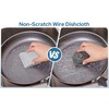 Steel Wool Dishwashing Rag Dish Scrubber for Wet and Dry
