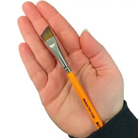 Fusion Body Art Face Painting Brushes By Jest Paint Medium Firm Angle 5/8 Inch