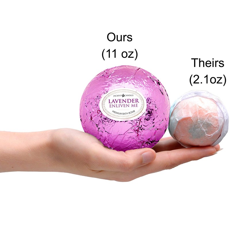 Ocean Breeze Lavender Bath Bombs Gift Set of 2 with