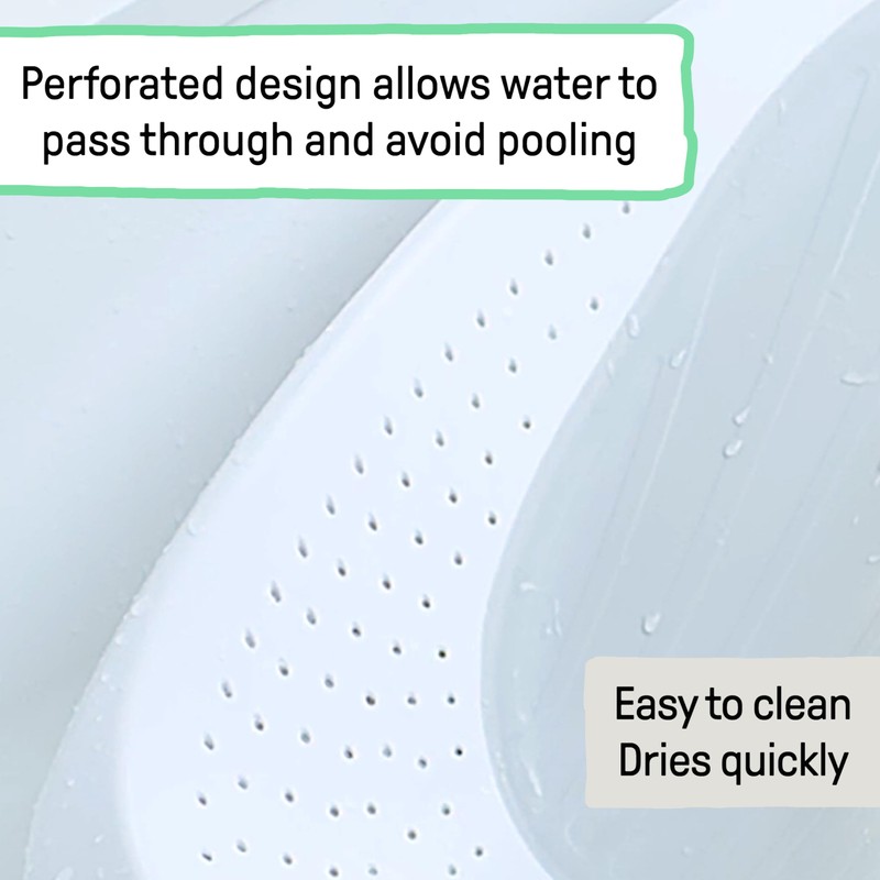 Ingenuity Easy Rinse Bather Baby Bath Seat, Non-Slip Soft Support,