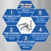 M3x14mm Button Head Screws, 75Pcs M3-0.5x14mm Button Head Socket Cap