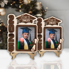 HDSterHeart 2025 Graduation Picture Frames, Class Of 2025 Frame, Congratulation Gifts For High School College, Graduation Frame Class Of 2025, 2025 Graduation Gifts, 2025 Graduate Picture Frame