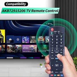 AKB72915206 - Mando a distancia de repuesto para televisores LG