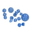 15pcs Complete Polyhedral Dice Set Acrylic D3 to D100 Spherical