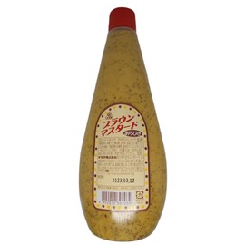 チヨダ あらびきブラウンマスタード 550g