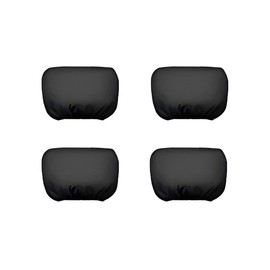 TSUGAMI 4PCS Car Headrest Covers, Soft Breathable Car Seat Head Rest Protector, Automotive Accessories for Van, SUV, Truck, All Car Models