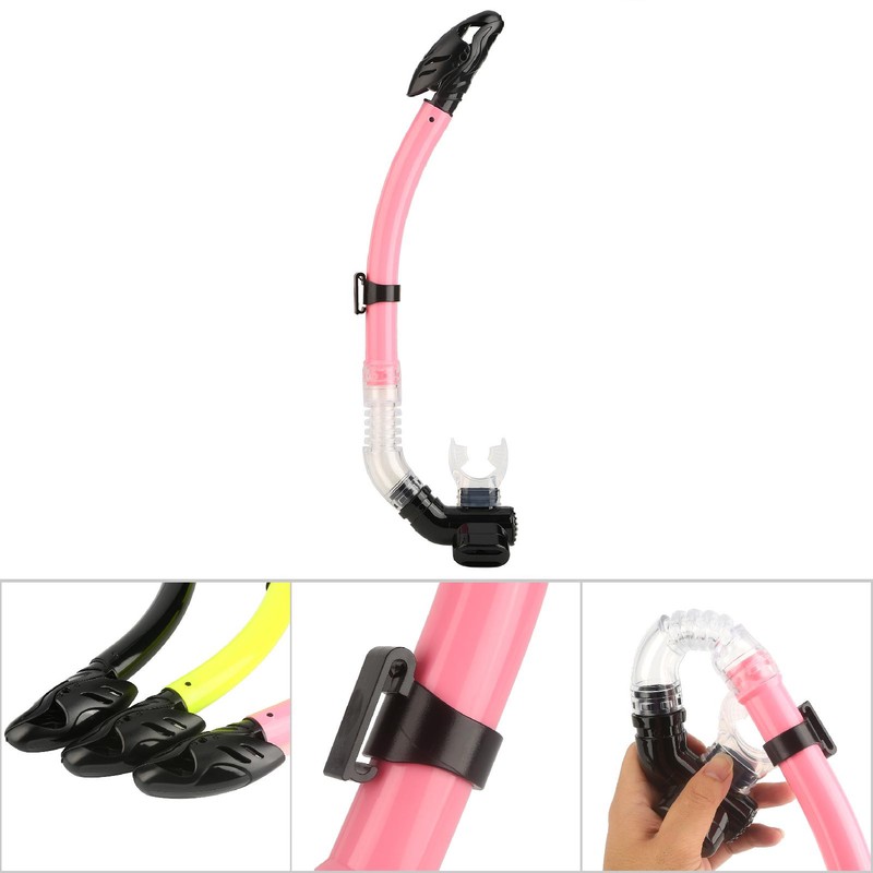 Comfortable Full Dry Snorkel with Silicone Mouthpiece Easy Breathe Snorkel
