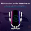 R1 10W Automatic Clamping Car Wireless Charger Silver(For IOS Interface