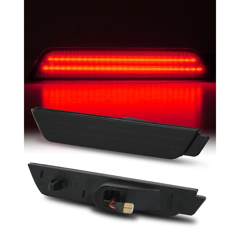 Bestview Side Marker Light Assembly, Rear Bumper Side Marker Lamps