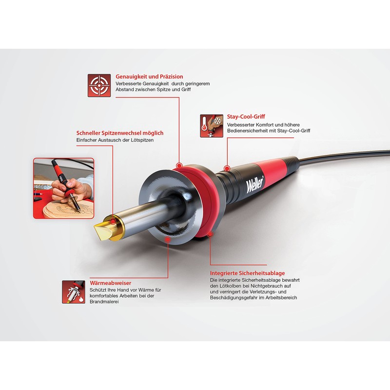 Weller WLIWBK1523C Pyrography Kit (8-Piece)