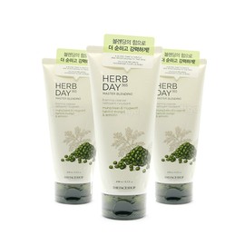 The Face Shop Herb Day 365 Cleansing Foam 170ml x 3 - Mung Bean & Mugwort / 더페이스샵 허브데이 365클렌징폼170mlx3-녹두앤쑥