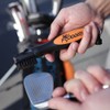 Frogger Golf BrushPro Latch-It Golf Club Brush with Groove Cleaner,