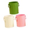 FUNOMOCYA 3pcs Desk Trash Can Makeup Brush Holder Cute Pen