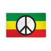 AZ FLAG Peace Rasta Flag 3' x 5' - Peaceful