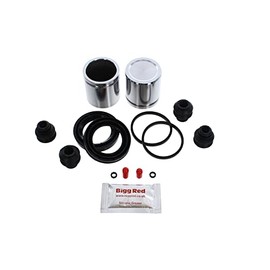 Bigg Red - Front Brake Caliper Repair Seal Kit and Pistons - Compatible with Wagon R+, / Vauxhall Agila