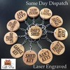 My Keys Fob Engraved Wooden Keyring Keychain Made to Last