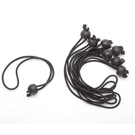 SmartStraps Adjustable Toggle Ball Bungee Cord, Adjust Tension And Length From 2-12” – Great To Keep In Your Car, Boat And Workshop (pack of 8)