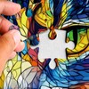 Stained Glass Cat Painting Jigsaw Puzzle 1000 Piece for Adult,