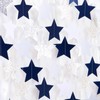 Navy-Blue White-Silver Party-Decorations Birthday Garland - 62ft Twinkle Little Star