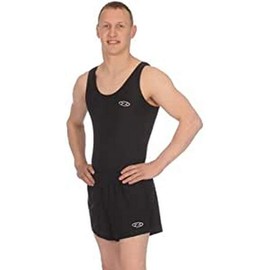 The Zone Z119 Boy's Nylon/Lycra Leotard Black Size 34"