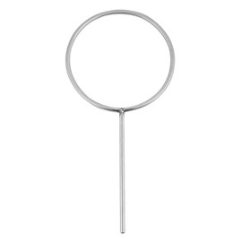 Support Retort Ring, Stainless Steel Plated Lab Support Ring Closed Extension Ring Diameter 60/80/100/120/140/160mm for Laboratory Experiment, Sturdy Corrosion Resistant(160mm)