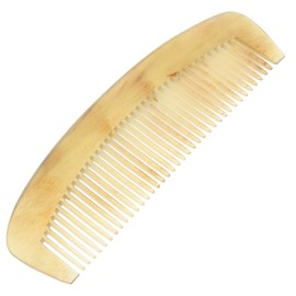 Gogogmee 13cm Wide Natural Horn Comb Anti-Static Hair Brush Hair Loss Prevention for Women's Hair Care