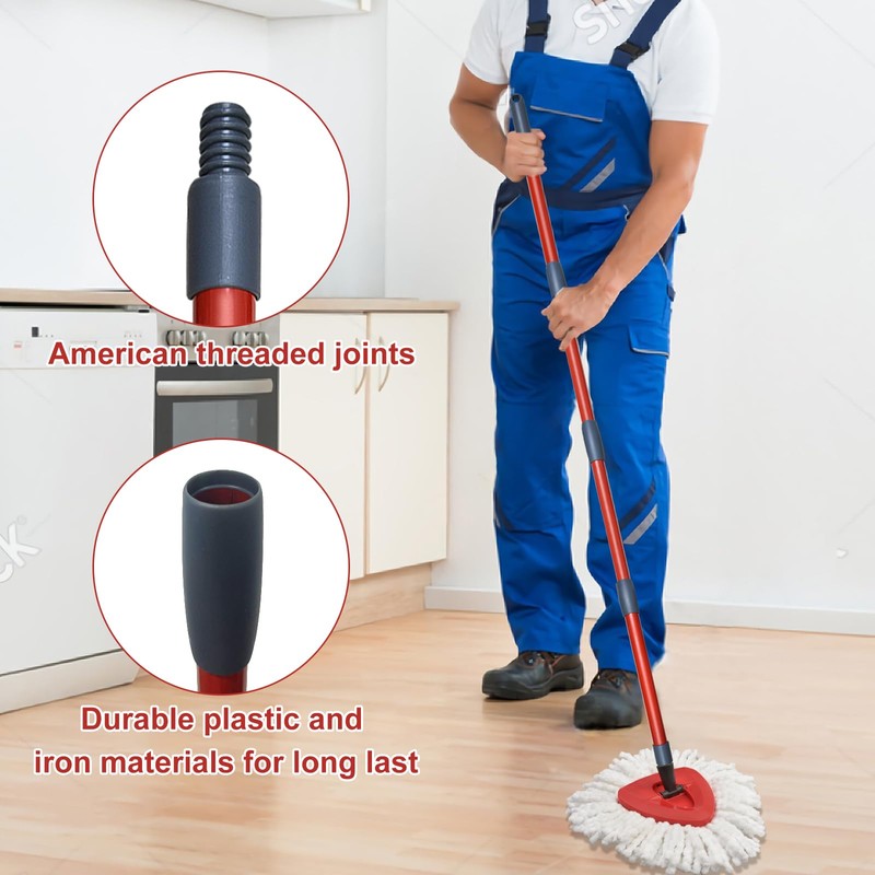 Spin Mop Replacement Handle-Mop Stick Compatible with O Ceda Spin