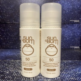 Sun Bum 2 X Sun Bum Mineral Sunscreen ROLL-ON Lotion Broad Spectrum SPF 50, 3 Oz ea