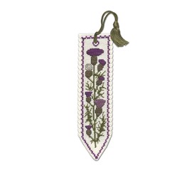 Scottish Thistle Bookmark Cross Stitch Kit - Textile Heritage