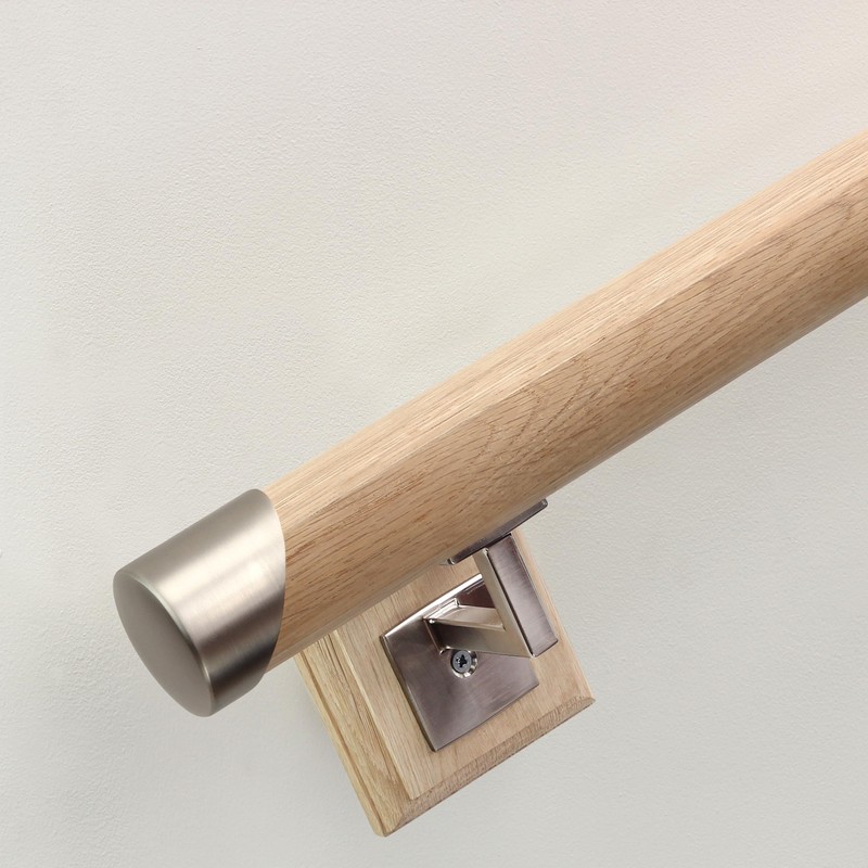 Jackson Woodturners Square Wall Patrice for Handrail Brackets – 79mm