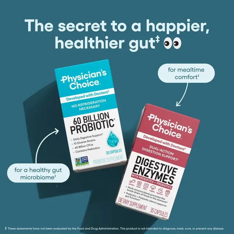 Physician's Choice Hack your Tummy Bundle: Bloating, Digestion & Immune
