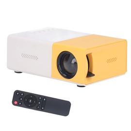 Mini Projector, Portable Mini 24 to 60in 1920x1080 Resolution Large Screen Projector for Home Outdoor Theater Movie 110‑240V (US Plug)