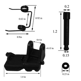 2 Sets 883901 Coil Roofing Nailer Feeder Part with 877761 Spring, Fit NV45AA, NV45AB, NV45AB2, NV45AB2S, NV45AE Coil Nailers