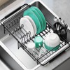 Urackify Dish Drying Rack in Sink - Expandable (14.5''-18''L) Over