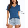 MAGCOMSEN Womens Short Sleeve V Neck Shirts Moisture Wicking Yoga