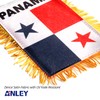Anley 4 X 6 Inch Panama Fringy Window Hanging Flag