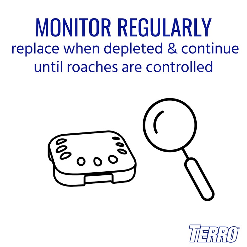 TERRO T500SR Indoor Multi-Surface Roach Bait Stations - Indoor Roach
