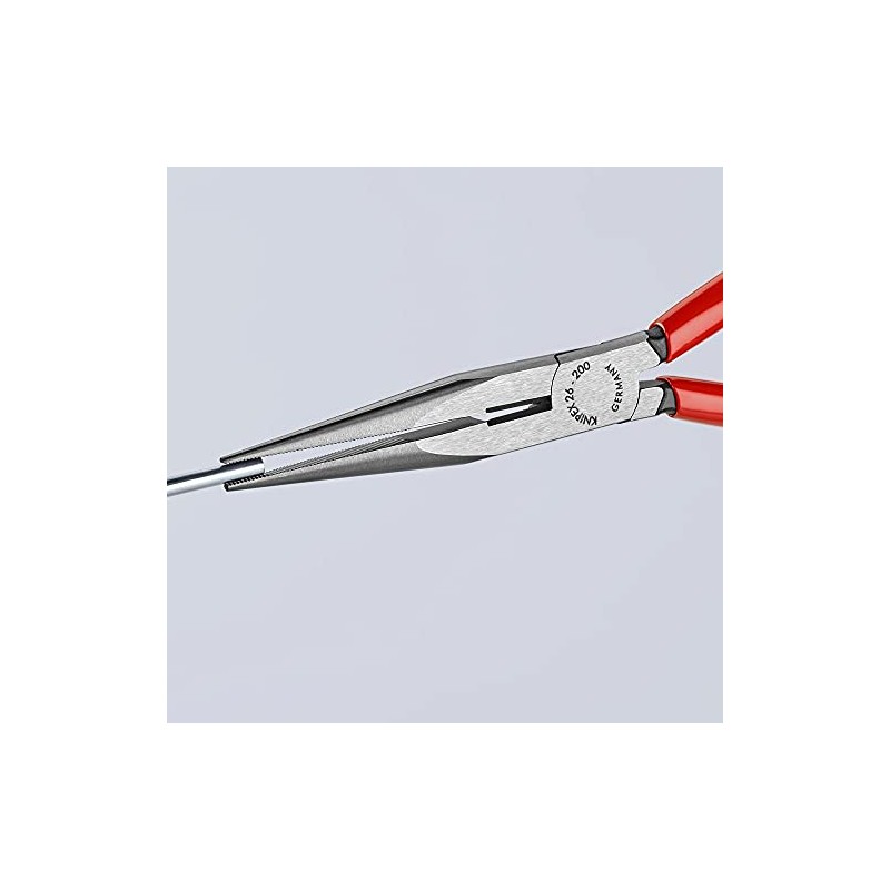 KNIPEX 26 11 200 Long Nose Pliers With Cutter 8-Inch