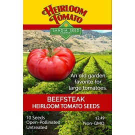 Beefsteak Tomato Seeds - Heirloom NonGMO - Garden Favorite for Large Tomatoes