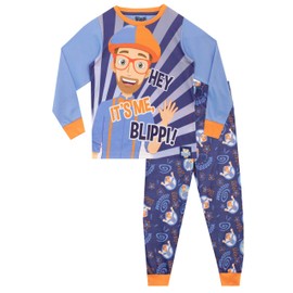 Blippi Pyjamas | Long Sleeve Pyjamas for Boys | Pyjamas Children, blue