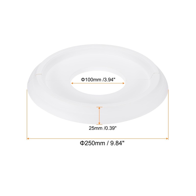 PATIKIL Ceiling Medallion, 10" OD x 4" ID PU Decorative