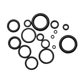 TOP-VIGOR 50 PCS Nitrile Rubber O-Rings Gasket kit,Rubber Washer Seals Assortment Set Assorted Electrical Gasket Rings,Insulating Plumbing Plumber Sealing O Rings Washers Set for Quick Repair