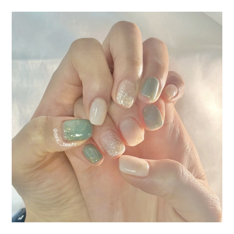 Dara Beauty October 2025 Art of the MonthKhaki Glitter❣ -