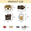 POPOYU 18th Photo Props for 18th Birthday, Pack of 33